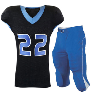 ชุดเสื้อและกางเกงฟุตบอลอเมริกัน Sibrin Premium Sublimation Print ปรับแต่งโลโก้ได้ ผลิตจากโพลีเอสเตอร์ใส่สบาย มีไซส์พลัส - Product Image 1