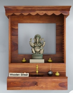 Adorno de Pared de Madera Pulida Ecológica para Templo Religioso, Decoración de Año Nuevo para Pooja Mandir - Product Image 2