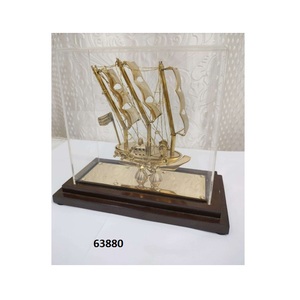 Vente chaude Meilleure Qualité Décoratif En Bois Voilier Showpiece pour Bureau Décoration de La Maison Cadeaux D'affaires - Product Image 6