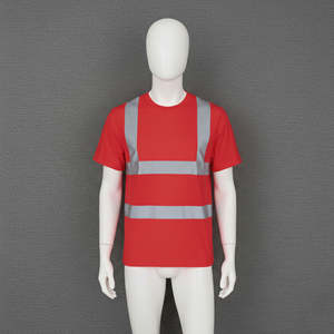 Camisa de Trabajo de Seguridad de Poliéster 100% con Diseño OEM, ANSI Clase 2, Impermeable, con Luz LED Intermitente, Manga Larga, Tiras Reflectantes, Ropa de Trabajo de Invierno - Product Image 1