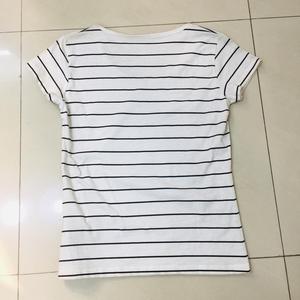 เสื้อยืดผู้หญิงผ้าฝ้ายสีขาวมีเพชรประดับด้วยเลื่อมสไตล์ลำลองเสื้อยืดสำหรับ100% ลายกราฟิกออกแบบกำหนดเองพิมพ์โลโก้วัยรุ่น - Product Image 2