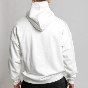 Sudadera con capucha de gran tamaño para hombre, sudadera de invierno bordada mezclada de algodón 100% de peso pesado, venta al por mayor - Product Image 3