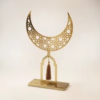 Décorations murales de luxe pour la maison, spéciales Ramadan et Aïd, en métal, en forme de tour de lune, minaret, mosquée, couleur personnalisée, design moderne, fait main