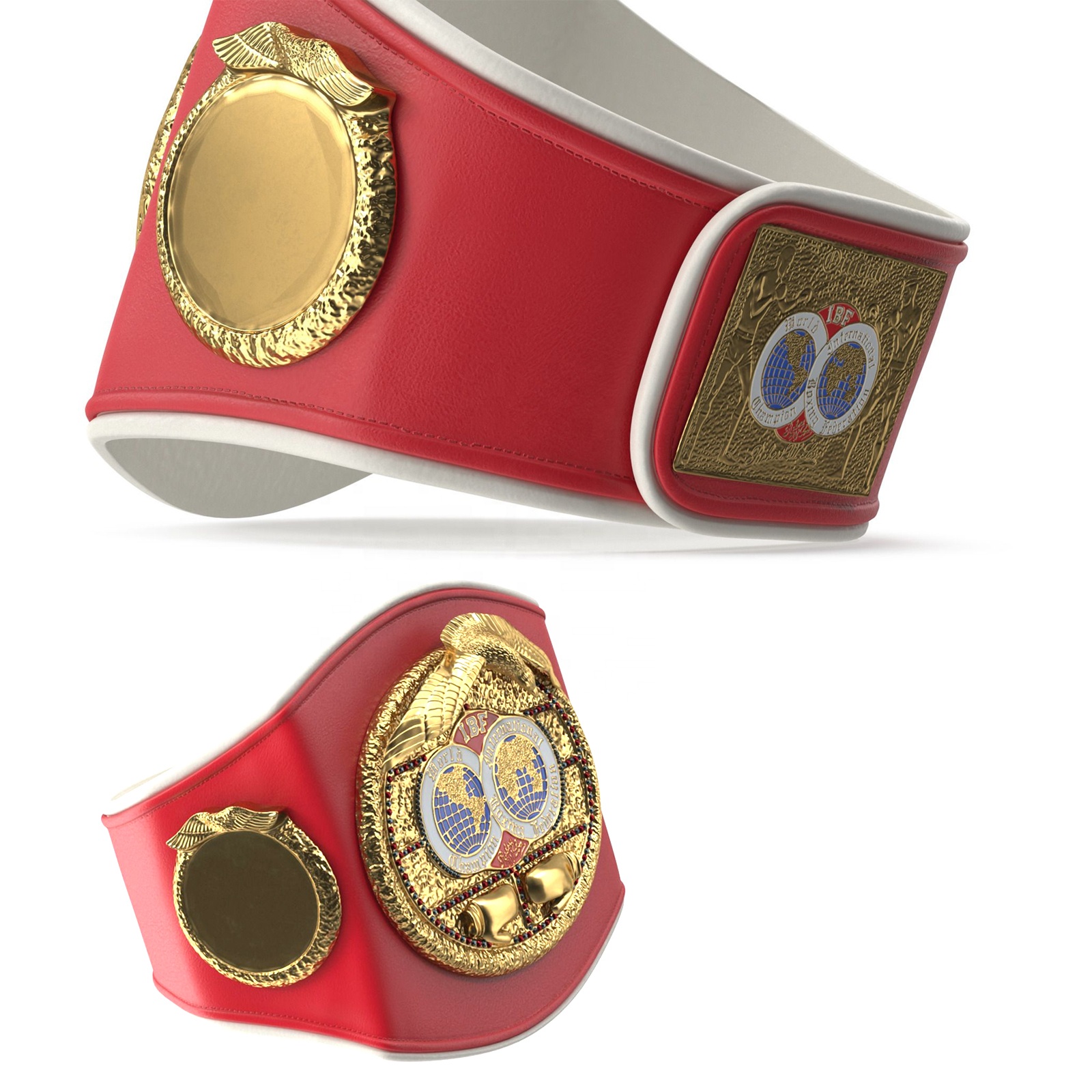 IBO IBF WBA WBC WBO 大人用ボクシング選手権ベルト 新IBFボクシングベルト