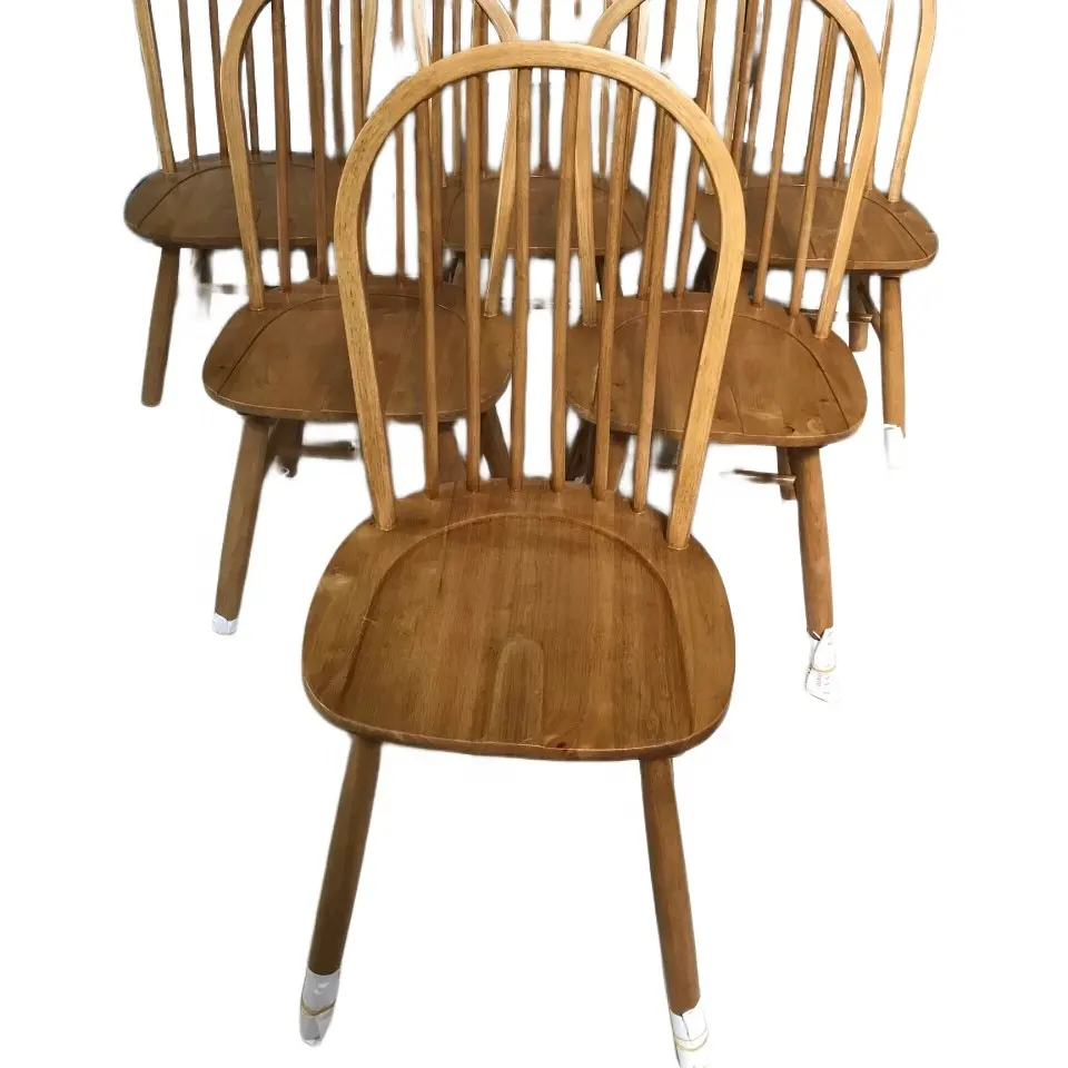 Cadeiras de móveis modernas nórdicas, cadeiras com encosto e tripé em forma de i, cadeira de jantar de madeira sólida
