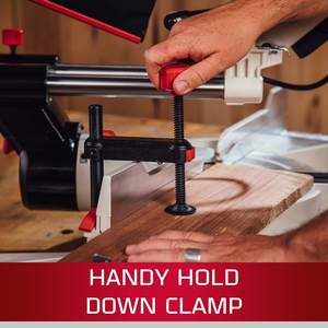 Scie à onglet composée à double biseau de 10 pouces avec table universelle pour machine de table, électrique/à batterie, pour le travail du bois et du métal (bricolage) - Product Image 3