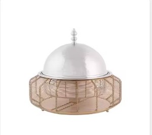 Casserole en métal avec fil métallique pour le mariage et la fête à l'hôtel pour servir des aliments au prix de gros Hot Pots - Product Image 1