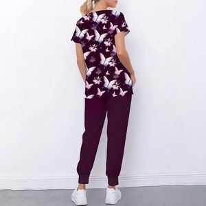 Ensembles de gommage à sublimation tissé sur mesure, antibactérien à séchage rapide et léger pour utilisation hospitalière pour femmes - Product Image 5