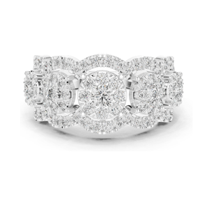 Anillo de Diamante Cultivado en Laboratorio de 1.35 CT para Mujer, Claridad VVS-VS, Oro de 18KT, 14KT, 10KT y Plata 925, Oro Rosa, Amarillo y Blanco - Product Image 2