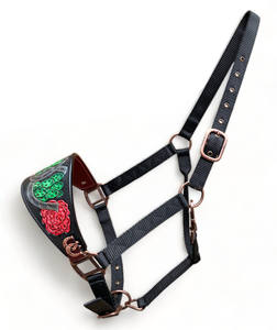 Mayorista Personalizable Western Saddle Horse Bronc Halter Totalmente Personalizable Nylon Cuero de Vaca Argentina - Product Image 2