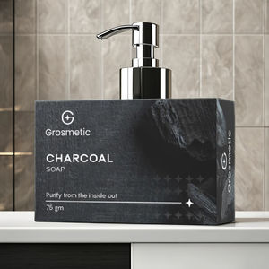 Girnar Savon au charbon de bois blanchissant et éclaircissant pour la peau Savon noir africain biologique - Product Image 2