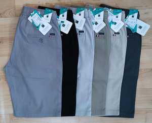 กางเกงกางเกงชิโนของผู้ชายเข้ารูปผ้าฝ้าย100% ระบายอากาศได้ความยาวปกติปรับแต่งสไตล์ลำลอง - Product Image 1