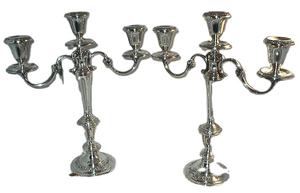 Bougeoirs en or/bougeoir hurricane/bougeoir en verre-candélabres de mariage-candélabres en or - Product Image 5