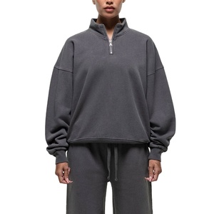 Sudaderas de Mujer de Manga Larga, Diseño Deportivo, Venta al Por Mayor, Personalizables, Corte Regular, Transpirables, de Felpa Francesa - Product Image 1