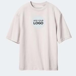 Camiseta de algodón de gran tamaño AIRism, camisetas holgadas de algodón, camisetas de verano Unisex de manga corta para entrenamiento de novio Ringer, camisetas de algodón 100% - Product Image 1