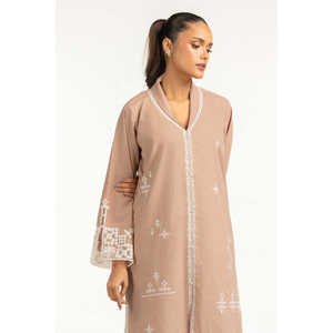 Conjunto Coordinado Bohemio de Algodón Jacquard Bordado IPST-44723-A Talla XXS para Atuendos de Primavera/Verano - Product Image 3