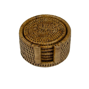 ขายส่ง Handwicker หวายรอบจานรองแก้วและผู้ถือตกแต่งโต๊ะราคาดีผลิตในชาวหมู่บ้านเวียดนาม - Product Image 5