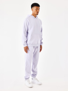 Chándal deportivo personalizado de alta calidad para gimnasio, conjunto de Jogger con capucha de algodón transpirable con pantalones de chándal de Color sólido para invierno - Product Image 2