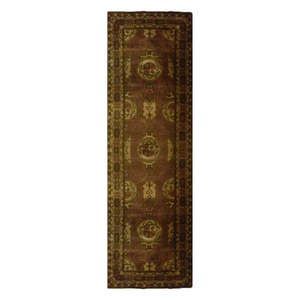 พรมอินเดียถักมือแบบพิเศษ ขนาด 9'8 x 2'6 - Product Image 1