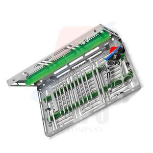 Kit avanzado de amalgama Instrumentos quirúrgicos de ortodoncia dental con casete de acero - Product Image 2