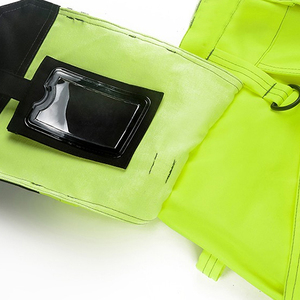 Men's Construction Worker Safety Pants Tactical <b>Trousers</b> Reflective Stripes Breathable Fabric - Product Image 3