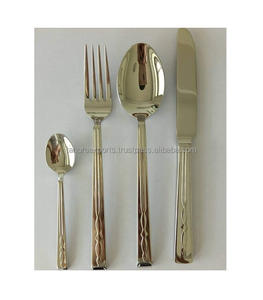 Juego de cubiertos de acero inoxidable personalizable Cubiertos de metal ecológicos para cocina o boda para exportación - Product Image 1