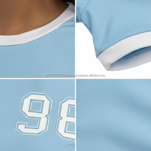 Summer Short Sleeve <b>Crop</b> <b>Top</b> Tee O- Neck Women New Gym Sports Regular Fit Solid Premium Pattern - Product Image 4