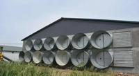 Poulailler préfabriqué en structure métallique