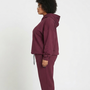 Sudadera con Capucha Oversize para Mujer con Logo Personalizado, de Moda, Lisa, para Niñas, de Color Sólido, para Invierno, Ropa de Exterior, Camisa Holgada con Capucha 2026 - Product Image 4