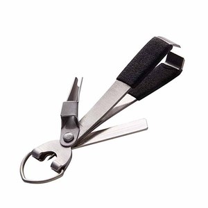 Herramienta de Atado Rápido para Línea de Pesca, Cortador de Acero Inoxidable con Afilador de Anzuelos - Product Image 1