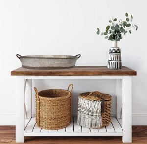 Plateau décoratif en métal galvanisé gris avec poignées pour maison hôtel Restaurant Bar ustensiles de cuisine décoration de table vente chaude 2023 - Product Image 2