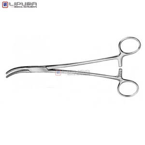 Pinzas MOYNIHAN Klemm, abrazadera Kurz con mordazas cortas curvadas de 23cm, Manual quirúrgico de acero inoxidable, certificado MOL, reutilizable - Product Image 5