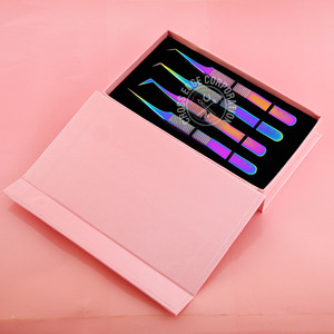 Nouvelle Arrivée Pince à Épiler pour Extensions de Cils à Pointe Fine, Pince à Volume Droite et Pointue, Pince d'Isolation Antidérapante avec Poignée Diamantée - Product Image 1