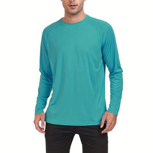 Sweat-shirt à col rond en coton pour hommes, couche douce et confortable, manches longues, coupe basique, style athlétique, idéal pour le sport et un usage quotidien - Product Image 1