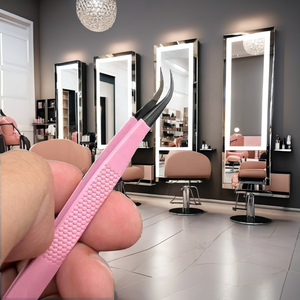 แหนบต่อขนตาแบบมืออาชีพ ทำจากสแตนเลสสีทอง ปลายหยัก ทนทาน สำหรับขนตาปลอมและขนมิงค์  ลดราคาพิเศษ - Product Image 3