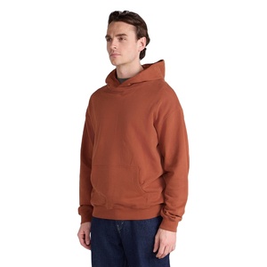 Sweat-shirt à capuche oversize pour homme, 480 GSM, en coton et polyester, molleton épais et chaud, style streetwear décontracté, personnalisable OEM - Product Image 2