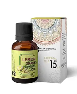 High Quality 100% Pure Natural Heilen biopham Lemon Grass Essential Oil 15 ml Essential Oils For Overall well being Insect Repe