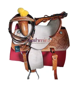 Hot Selling High Quality Western Barrel Horse Saddle Tack 10-18 inch , Horse Racing Leather Saddle, Custom Horse Saddle