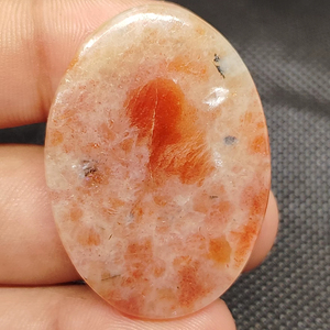 High Quality Natural Orange Sunstone Cabochon Smooth Polished Loose Gemstone 5-8mm Mixed Sizes UDGEMS Model 124 Pendant/<b>Necklace</b> - Product Image 1
