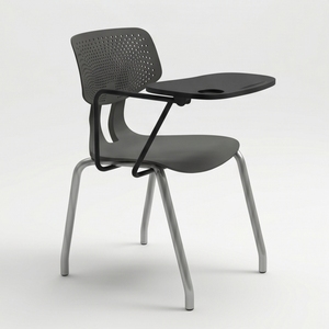 New Modern Ergonomic <b>Mesh</b> <b>Plastic</b> Commercial Office Chair Steel Frame Height Adjustable Armrest Manual Adjustment Solid Back - Product Image 2