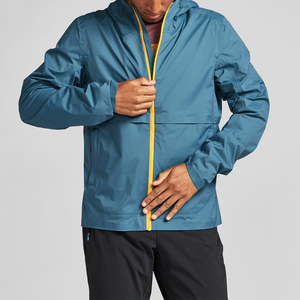 Chaquetas Cortavientos de Poliéster para Deportes al Aire Libre con Logotipo Personalizado OEM, Chaquetas Impermeables Softshell para Hombre - Product Image 3