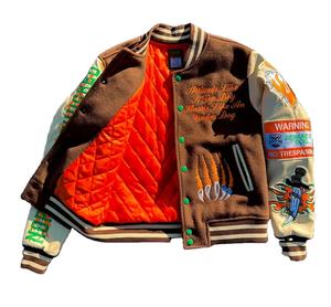 Vestes letterman en patchs en chenille de haute qualité à la mode personnalisée vente en gros de logos en chenille vestes pour hommes universitaires vestes pour femmes - Product Image 2