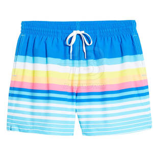 Service OEM Shorts de plage pour hommes, taille élastique, coupe décontractée, motif uni, nouveau design, polyester, teinture unie, meilleur prix - Product Image 6