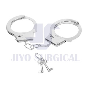 CE มาตรฐาน ISO กุญแจมือเหล็กสแตนเลสสำหรับงานหนักพร้อมกลไกล็อคสองชั้นเพื่อความปลอดภัยและการใช้งานแบบยุทธวิธี - Product Image 4