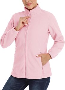 2024 elegante chaqueta de lana con cremallera para mujer, tela de algodón ligera transpirable, bolsillos cálidos, estampado listo para exteriores de invierno de talla grande - Product Image 2