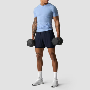 เสื้อยืดออกกำลังกายคลาสสิค คูล-ดราย แอคทีฟ แขนสั้น ผ้าทอ 300 กรัม ผสมสแปนเด็กซ์/โพลีเอสเตอร์ เป็นมิตรกับสิ่งแวดล้อม สไตล์ลำลอง โลโก้ด้านหน้า - Product Image 5