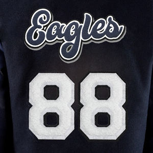 Moda Varsity Letterman Chaquetas Materiales variados Cuerpo de lana Satén Algodón Poliéster Opciones Raya personalizada y diseños de bloques de color - Product Image 4