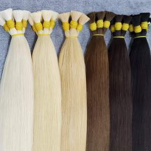 Venta al por mayor de alta calidad cabello humano crudo a granel proveedor de fábrica Remy cutícula alineada cabello humano puede ser blanqueado personalizado - Product Image 6