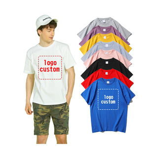 Camiseta de Manga Corta al por Mayor de Alta Calidad, Unisex, con Logotipo Personalizado, 240 Gramos, 100% Algodón Tejido, Corte Regular, Impresión por Serigrafía - Product Image 1