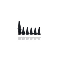 PIN TECH INSTRUMENTS Manual Disposable Plastic Otoscope Specula Tips Covers 50-Piece Pack 2.5/3.5mm CE Certified Class I 1 Year